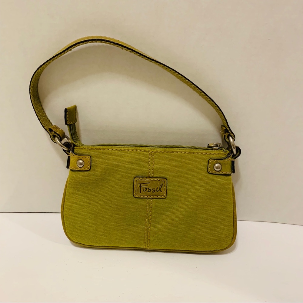 Fossil Mini Bag in Mustard Yellow - Picture 2 of 8